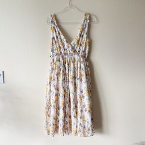 Line and Dot Fleur Dress in Fleur Midi Dress